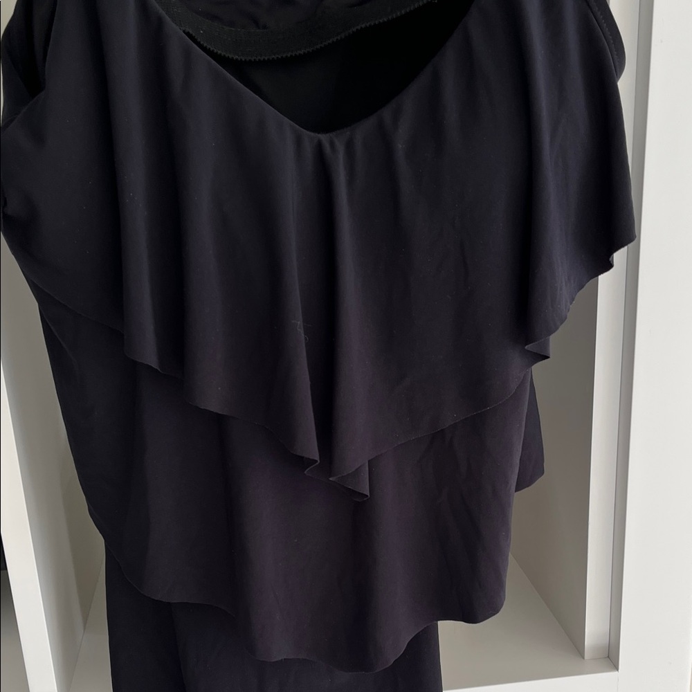 Magicsuit Black Ruffle Swim Cami - Picture 2 of 2